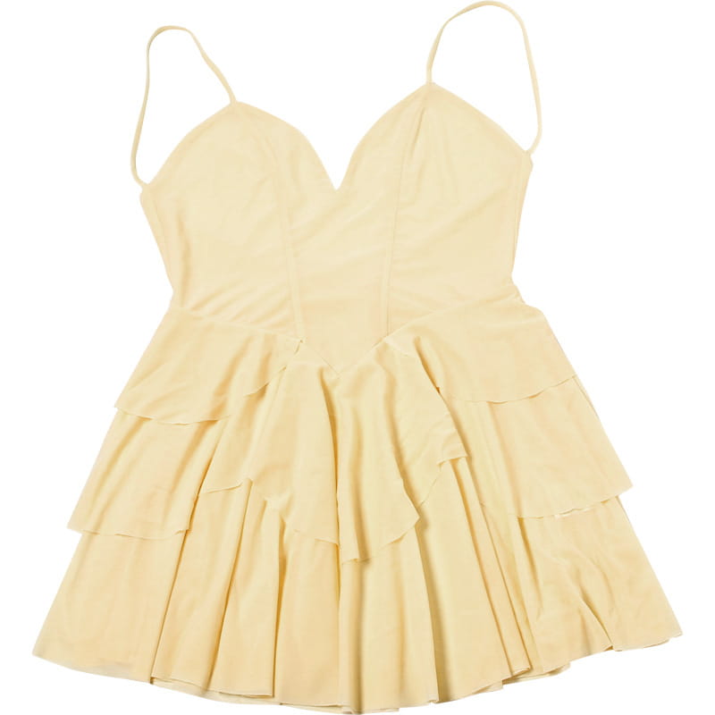 Sunlit Ruffle Mini Dress - Summer Romance