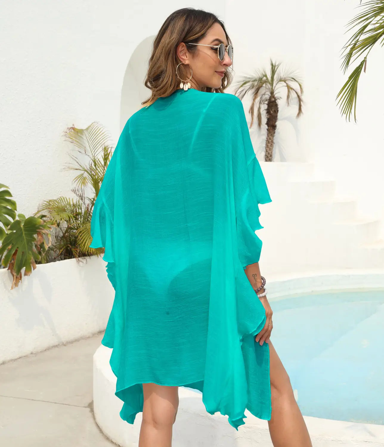 Boho Breeze Ruffle Cover-up - Your Summer Style Oasis!