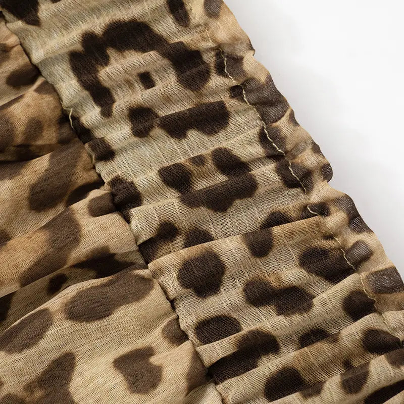 Fierce Leopard Halter Dress – Wild & Free