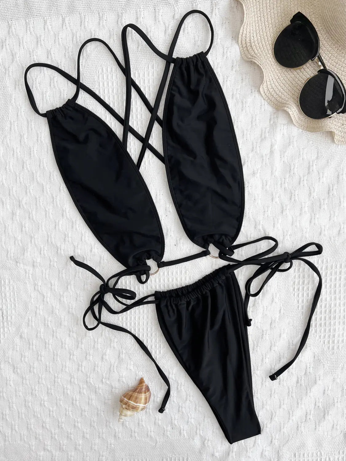 Ring-detail Swimsuit - Boho Bliss Make a Splash