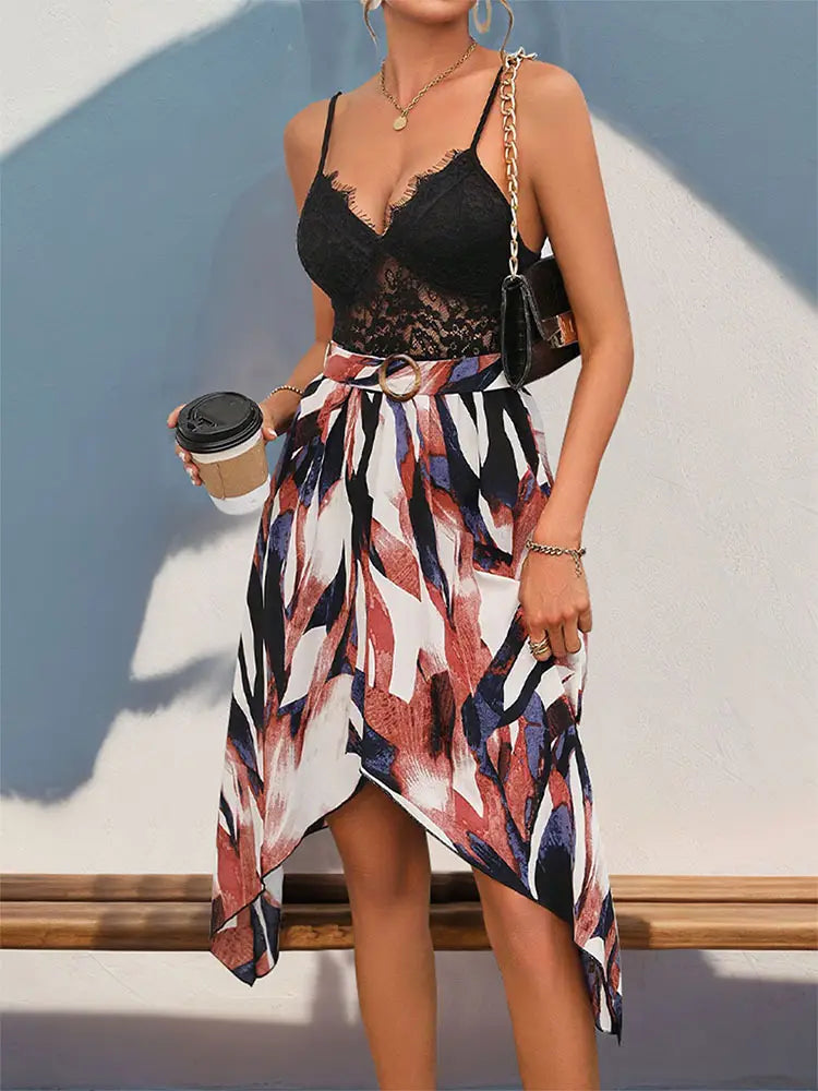 Boho Lace Midi Dress – Effortless Elegance
