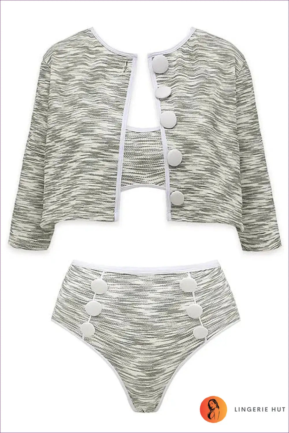 Gray Split Suit
