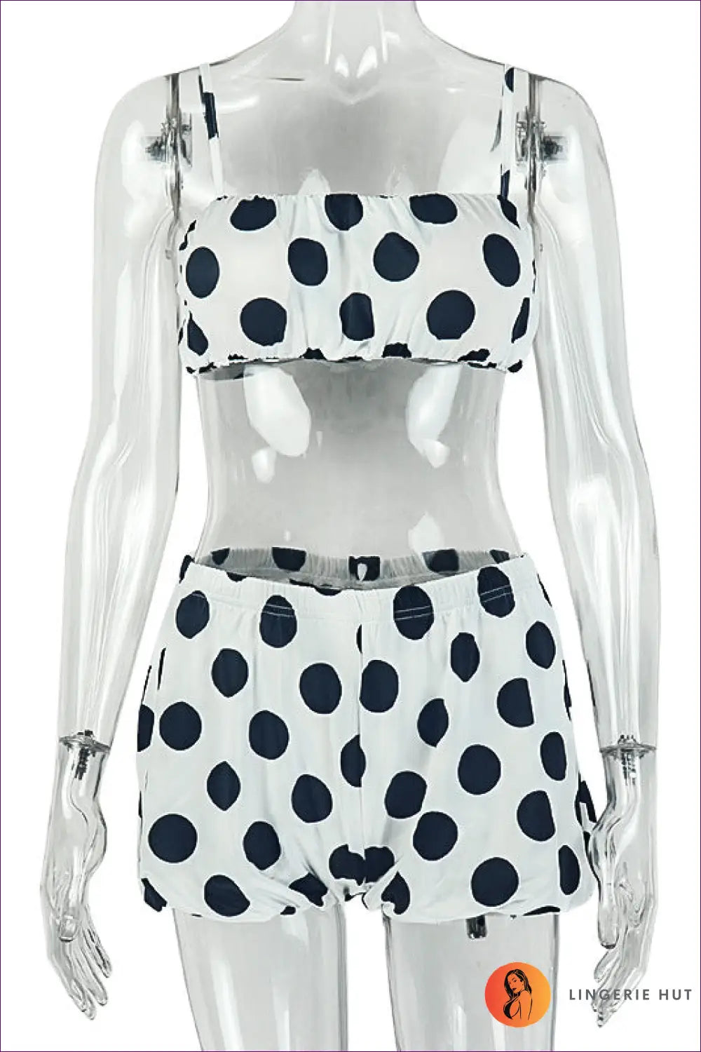 White Polka Dot
