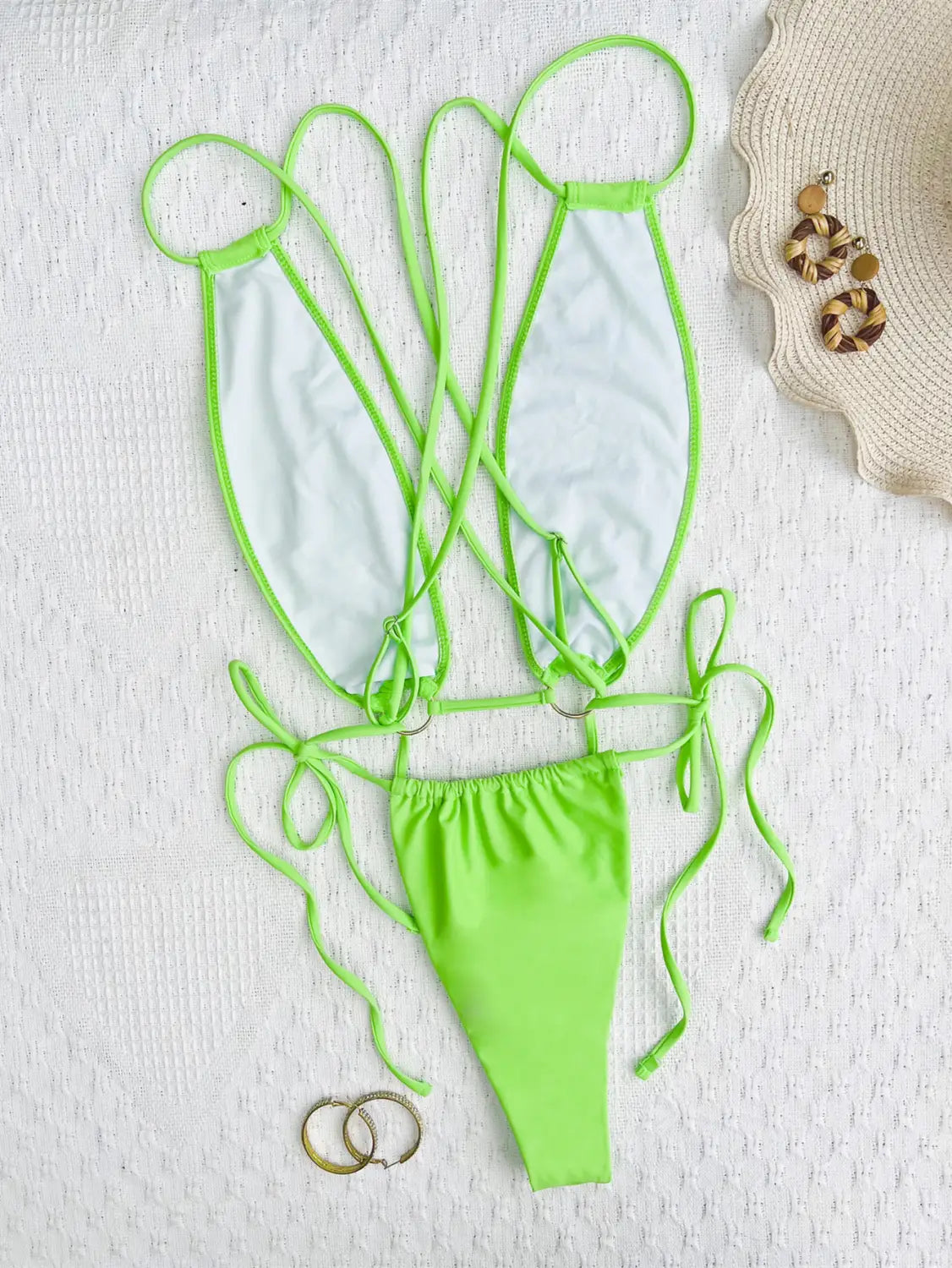 Ring-detail Swimsuit - Boho Bliss Make a Splash