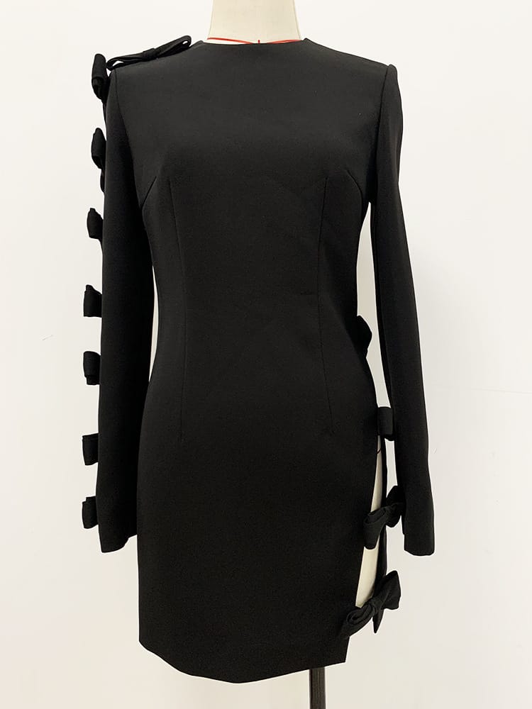 Elegant And Sexy Cutout Mini Dress - Make a Statement In Style