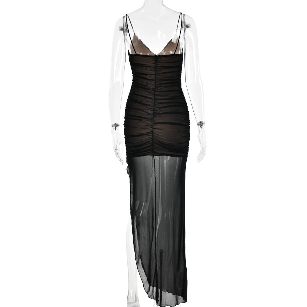 V-neck Lace Maxi Dress - Embrace Allure And Elegance