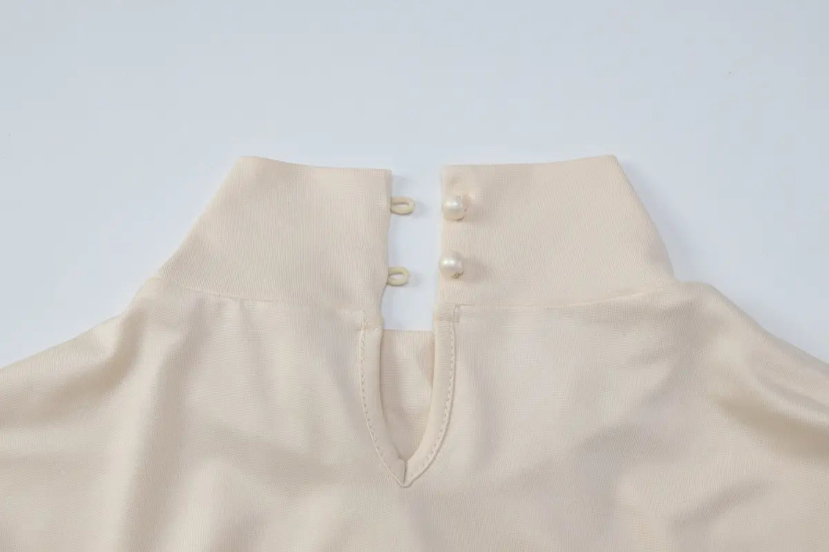 Ruched Backless Maxi Dress - Understated Glamour