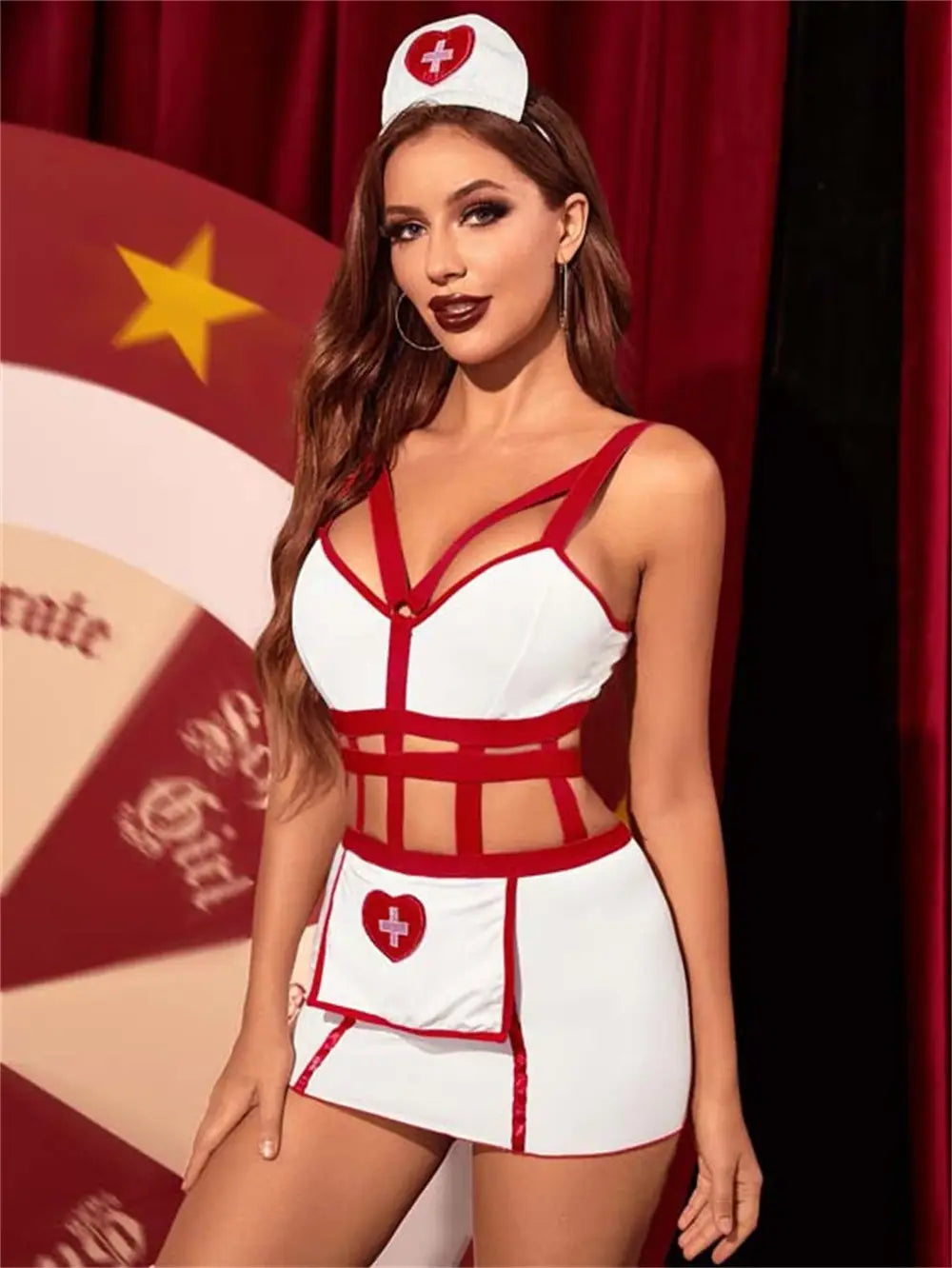 Hollow-out Nurse Roleplay Lingerie - Unveil your Desires