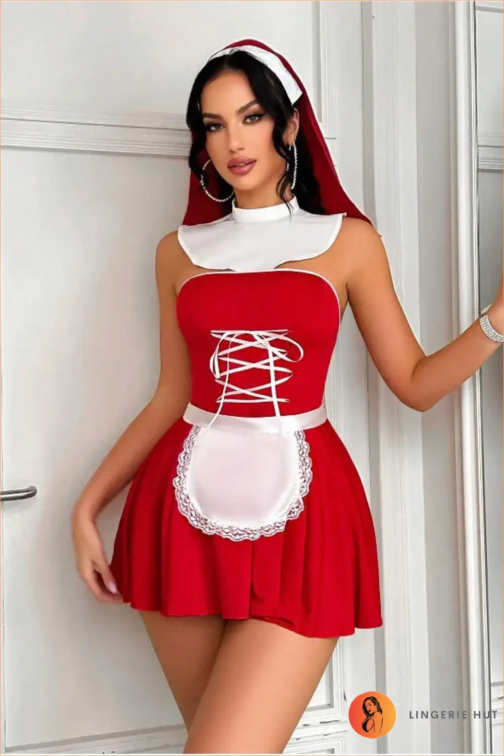 Red Riding Hood Corset Costume