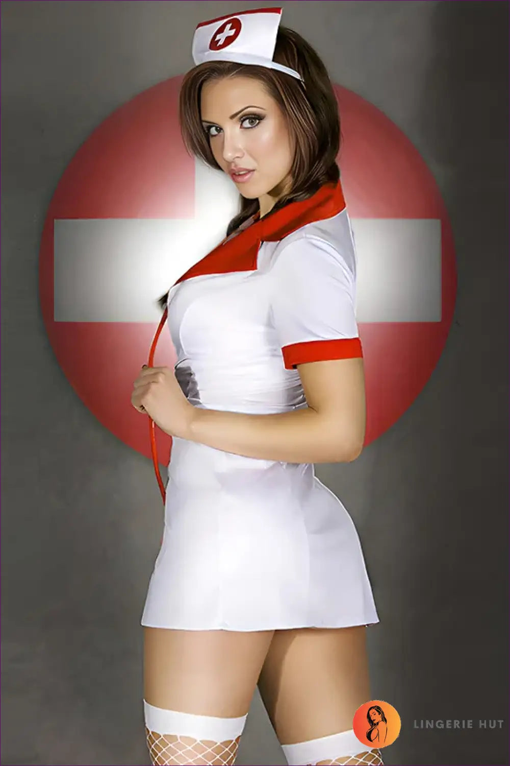 Nurse Costume with Stethoscope Detail - Playful Fantasy