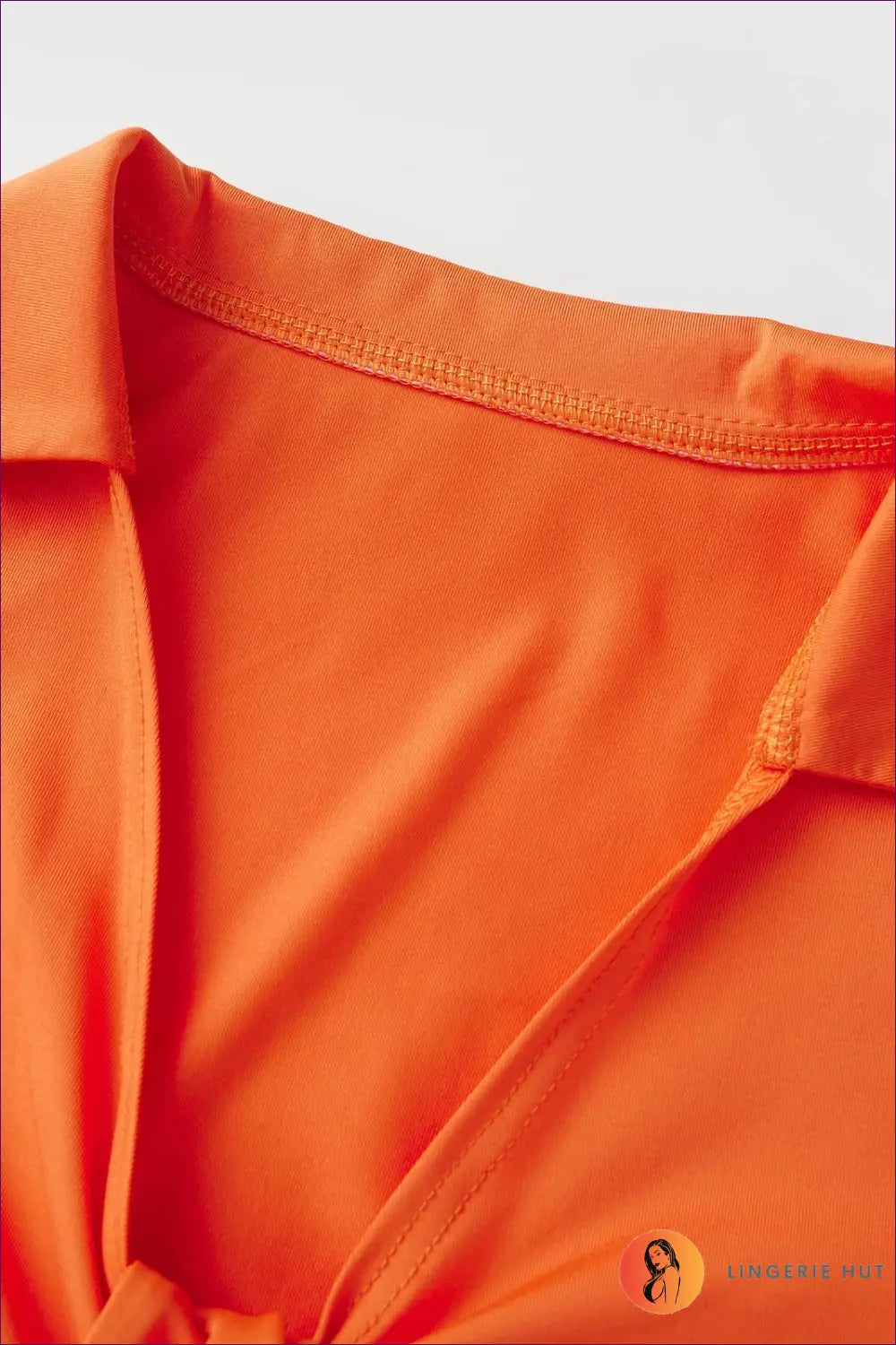 Prisoner Costume Shorts Set with Tie-Front Top - Halloween Lockup