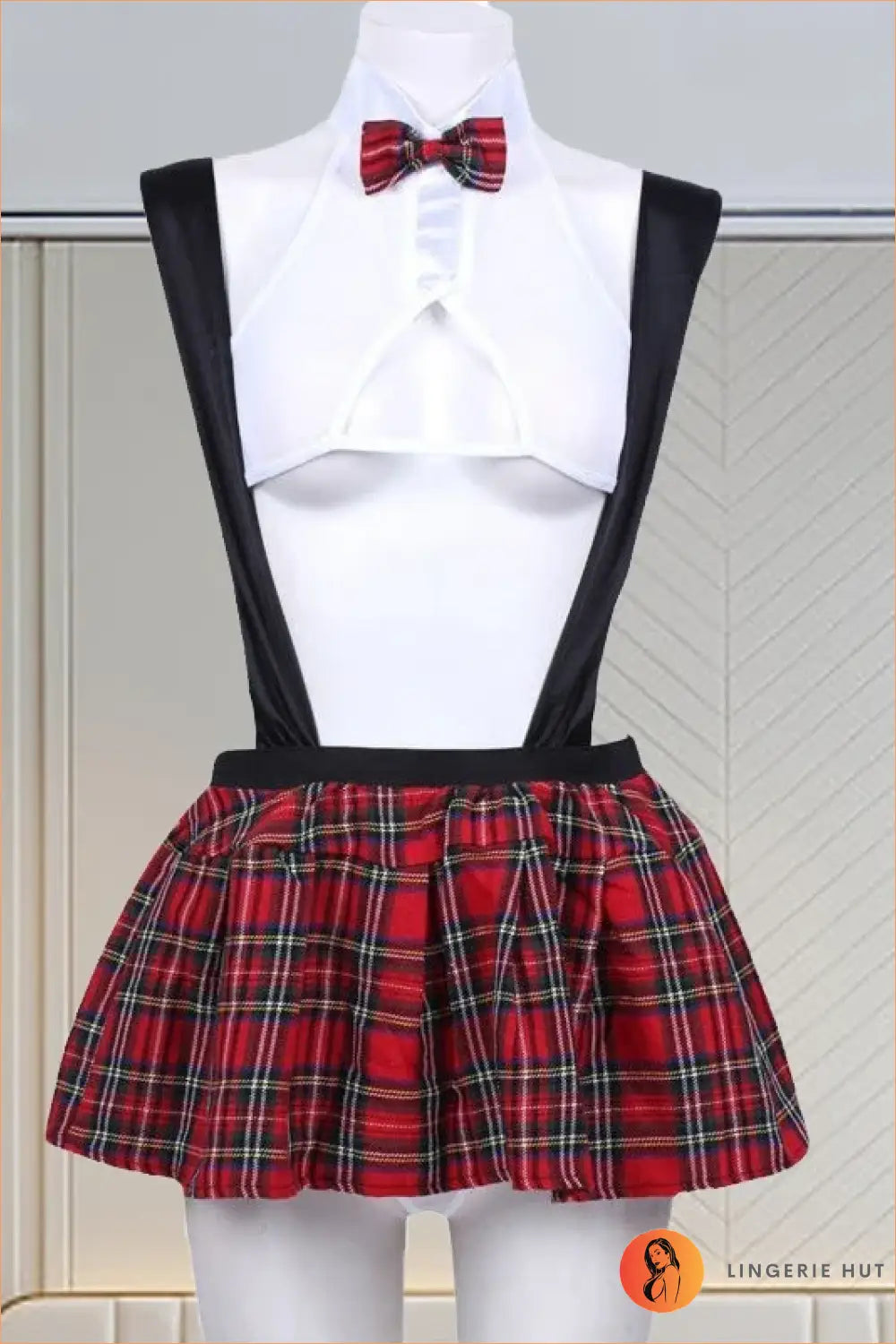 Tartan Pleat Schoolgirl Costume Set