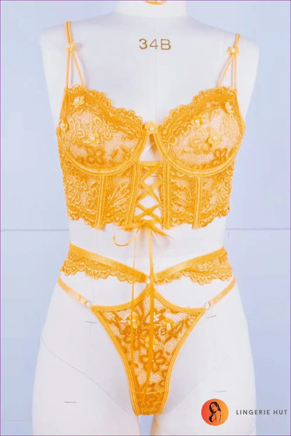Metallic Wrap Skirt Bikini Set with Tie Straps - Sun-Ready Confidence