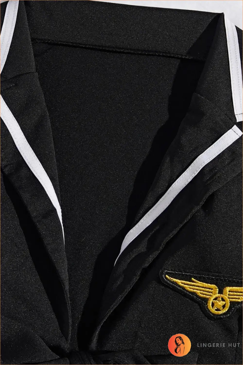 Black Aviator Wings Costume Set