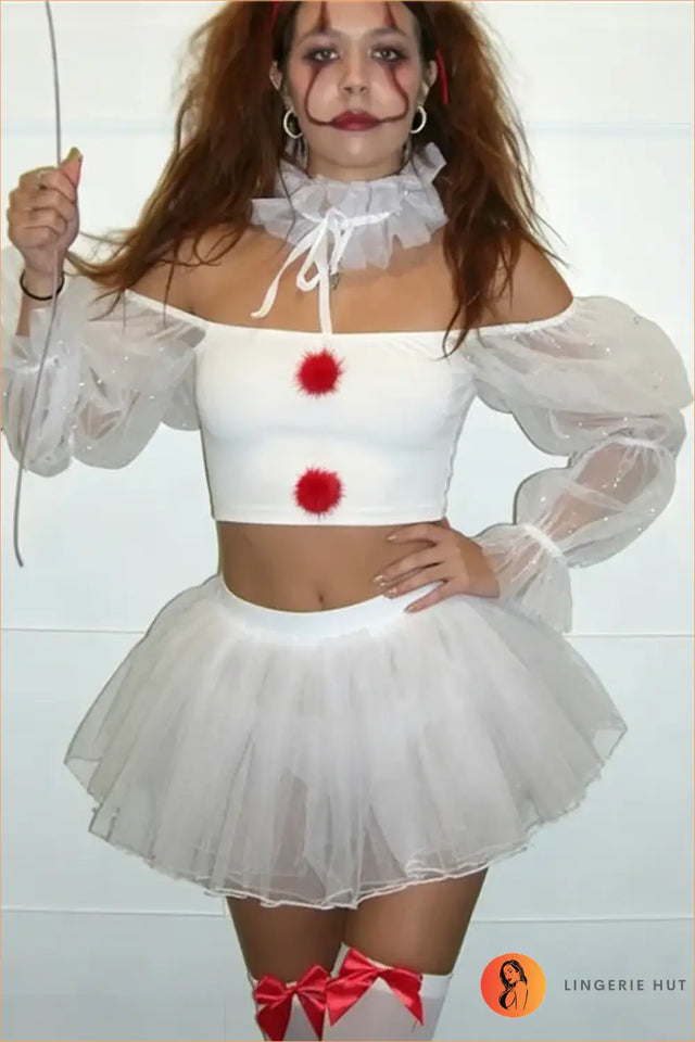 Creepy Clown Costume Set