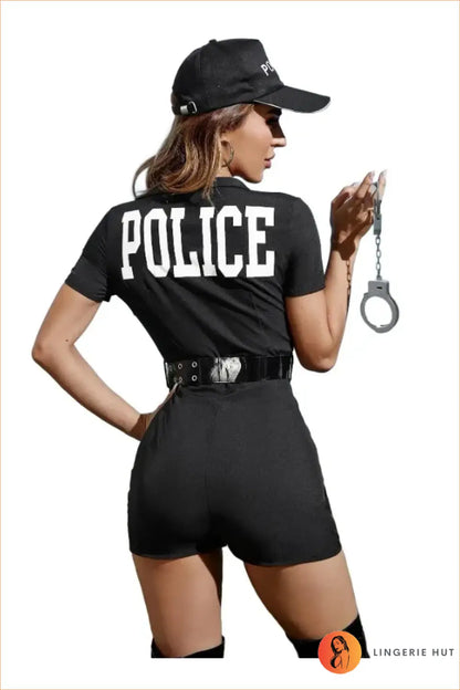 Police Woman Costume Romper