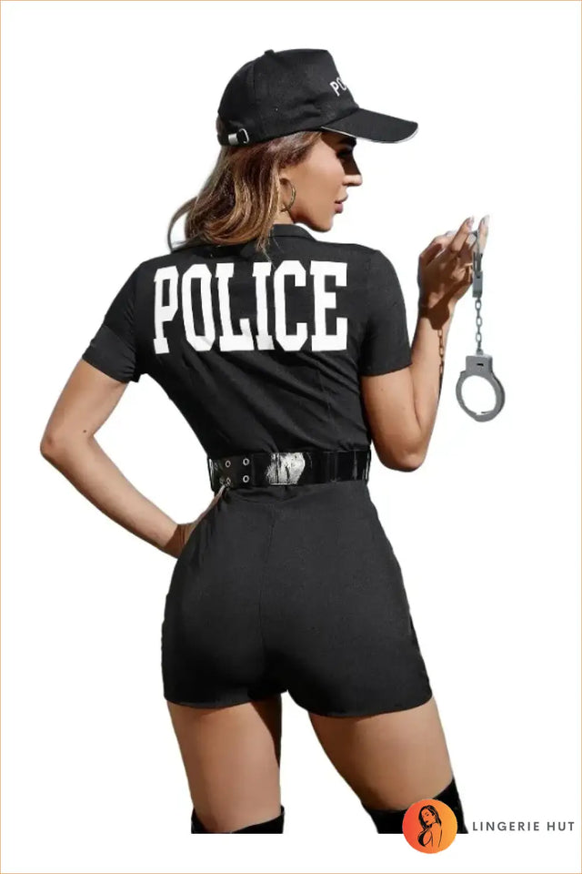 Police Woman Costume Romper