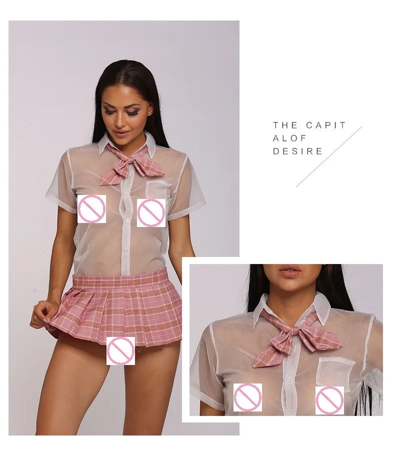 Sexy Schoolgirl Cosplay Uniform - Naughty and Nice