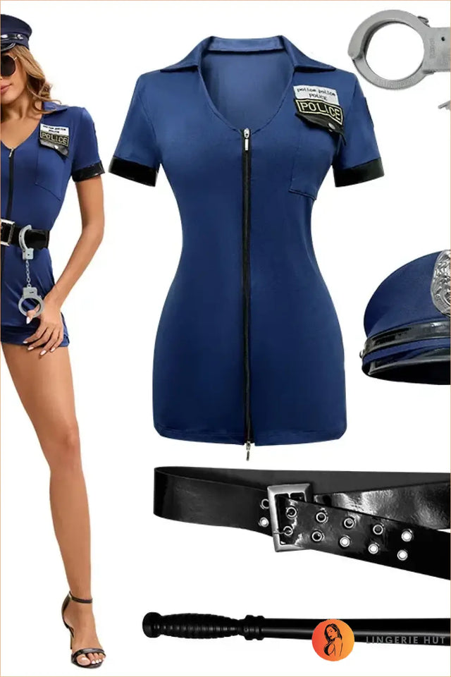 Police Officer Costume Romper