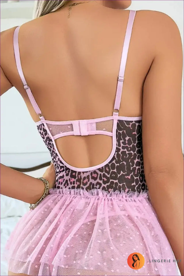 Strap-Detail Lace Bralette Set with O-Ring Choker - Bold After Dark