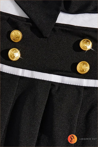 Black Aviator Wings Costume Set