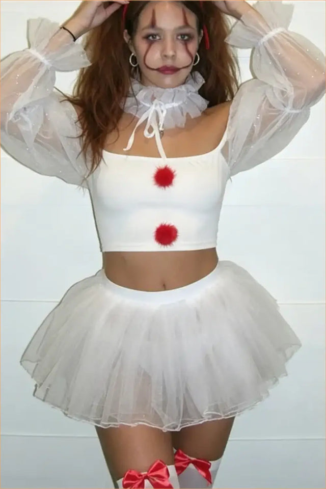 Creepy Clown Costume Set