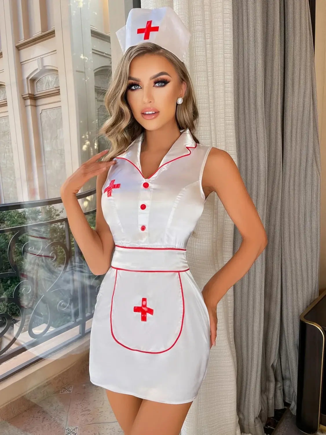 Sexy Sleeveless Nurse Babydoll - Dare to Dream