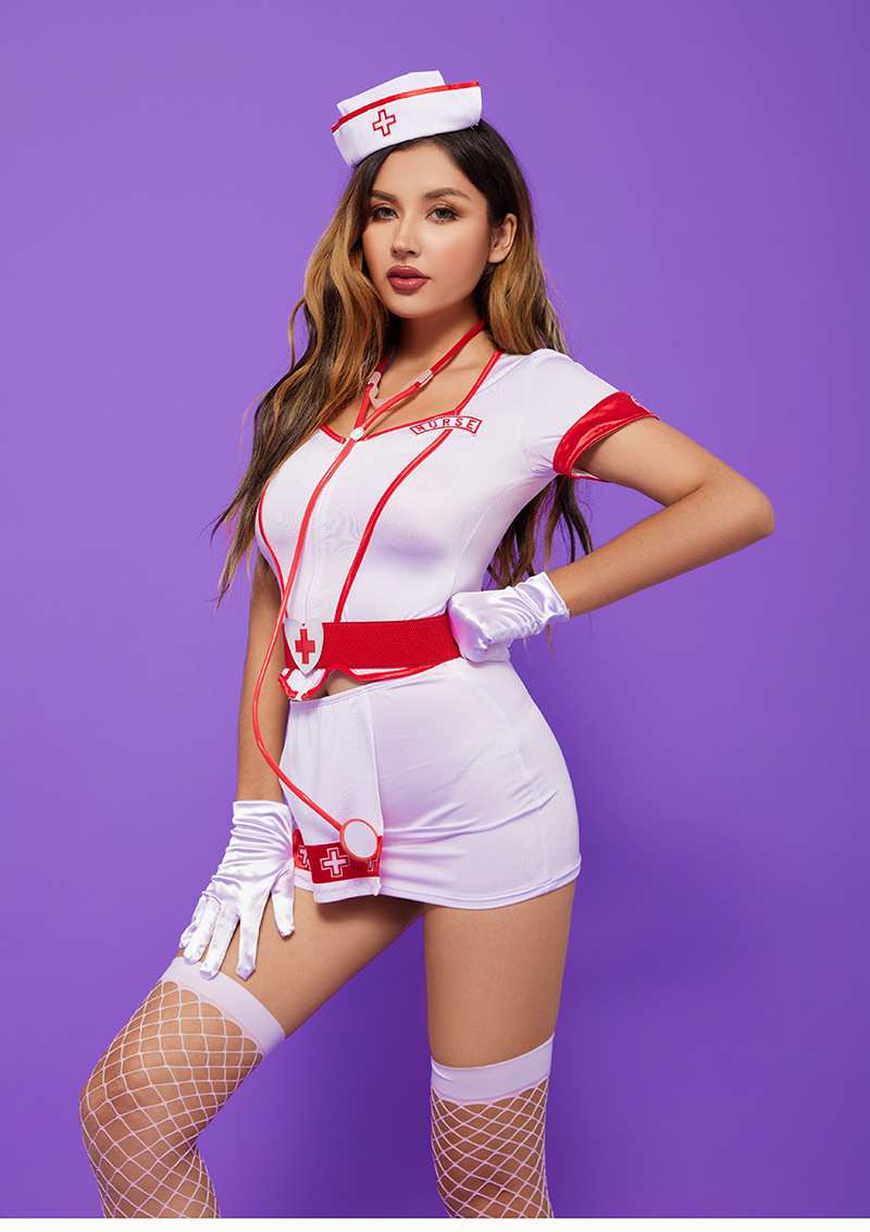 Stylish Nurse Uniform - Roleplay Doctor Halloween Enchantment