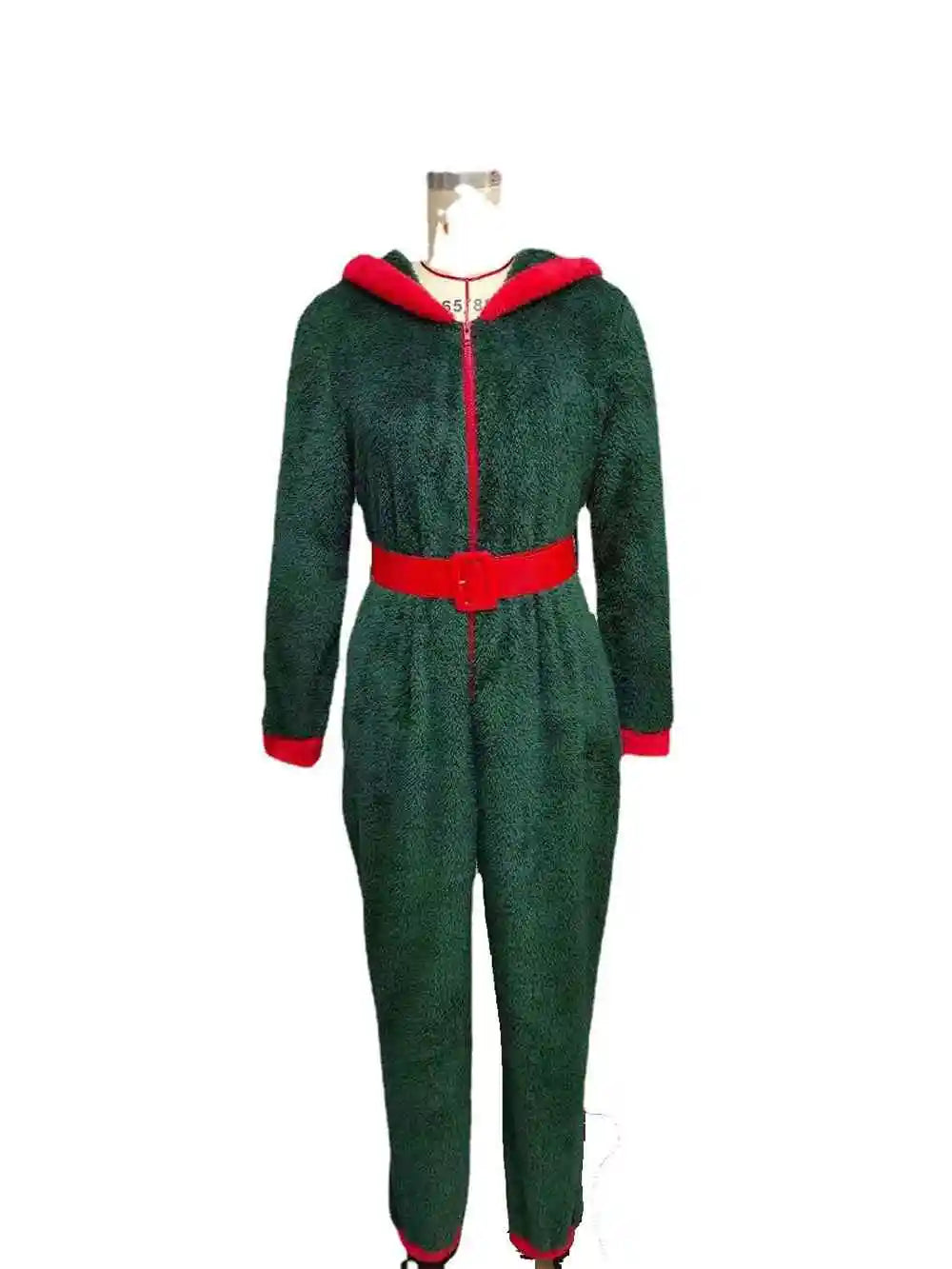 Cosy Green Christmas Onesie - Winter Warmth Meets Festive Style