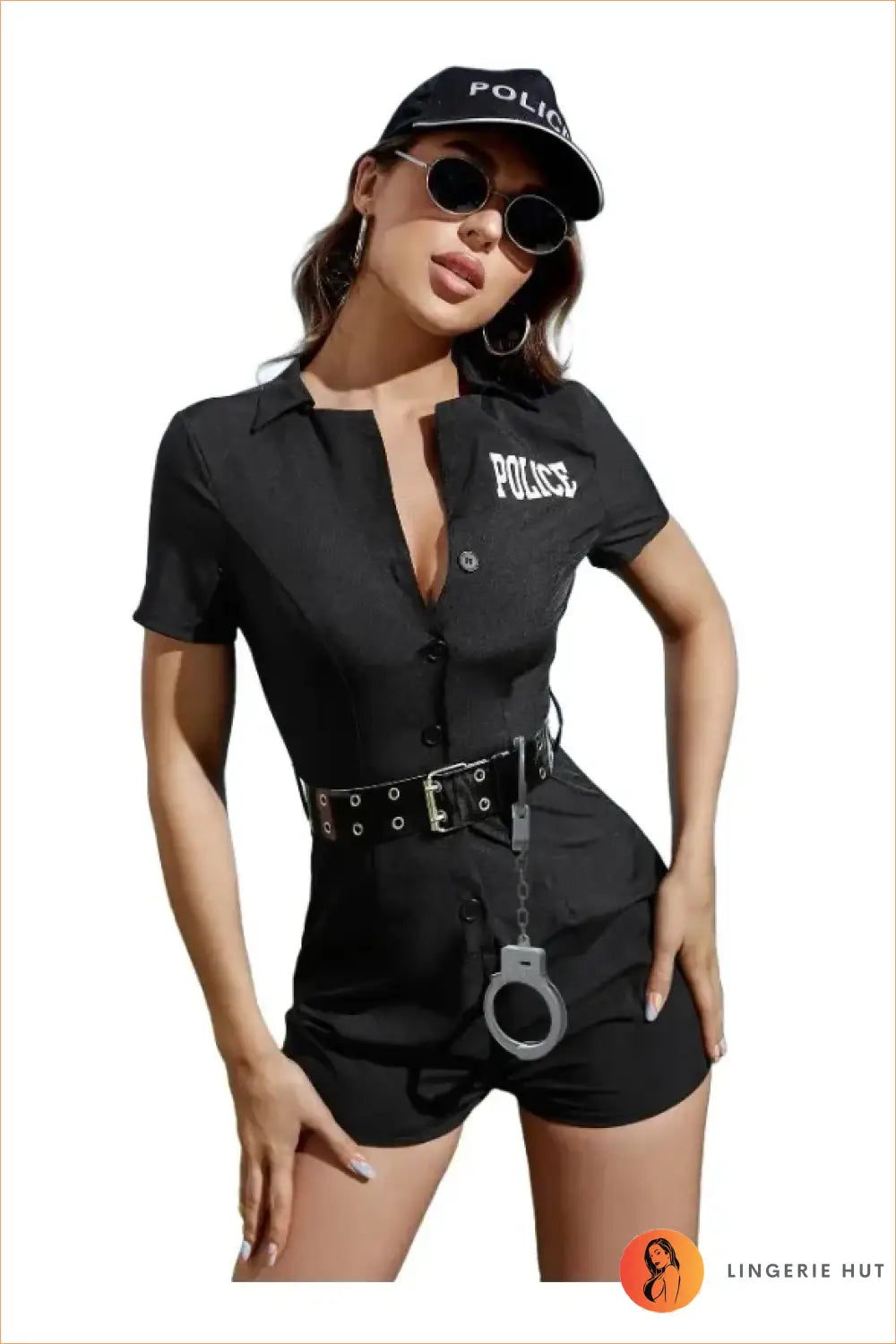 Police Woman Costume Romper