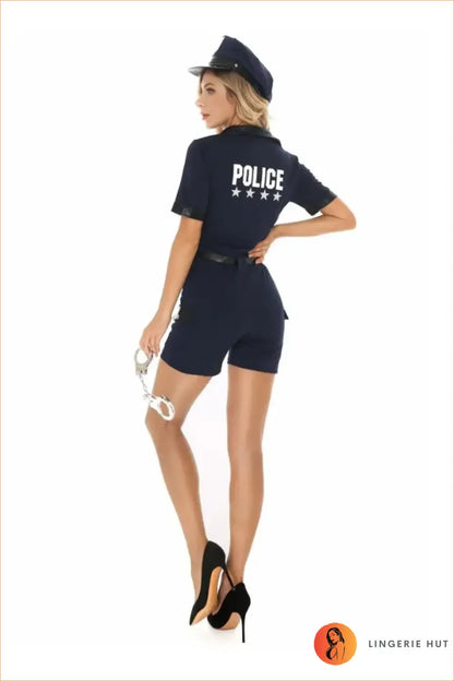 Police Woman Costume Romper