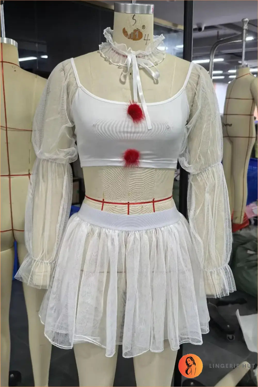 Creepy Clown Costume Set