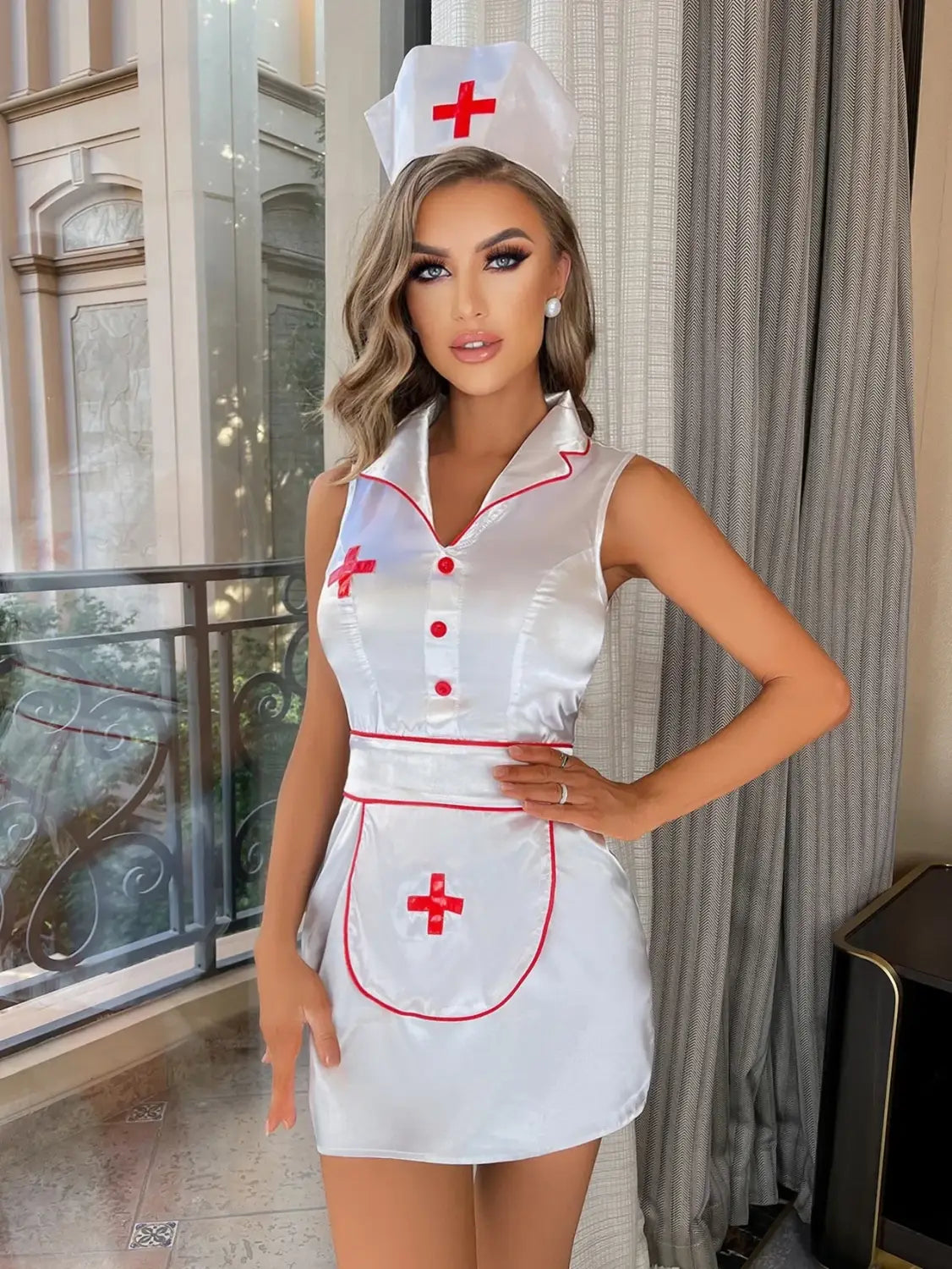 Sexy Sleeveless Nurse Babydoll - Dare to Dream