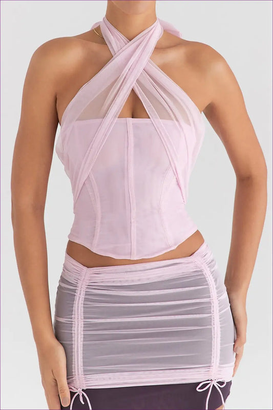 Embrace The Heat In Style With Our Alluring Summer Boning Corset Tank Top. From Figure-enhancing Boning Corset