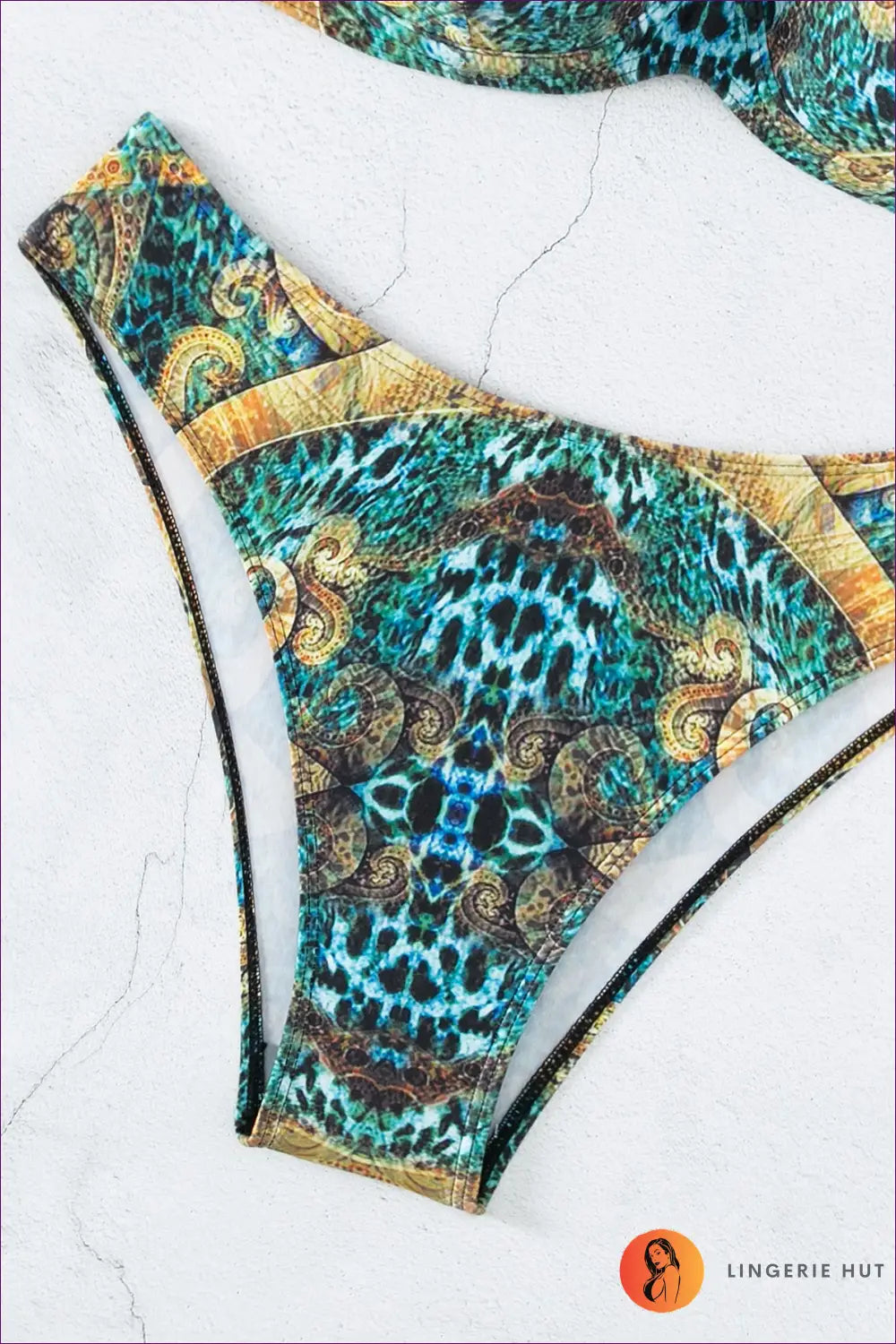 Animal Print Bikini - Beach Party Confidence - Swimwear - Lingerie Hut - Beachwear • Boho • Cutout