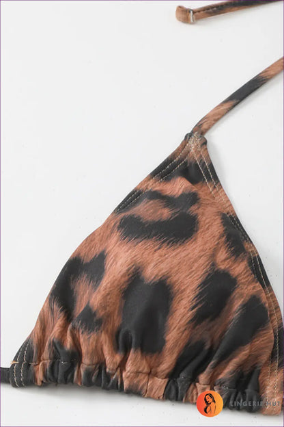 Animal Print Cutout Midi Dress - Summer Party Edit - Dresses - Lingerie Hut - Beachwear • Boho • Casual