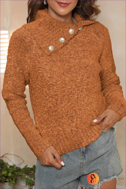 Brown 4 Pearl Buckle