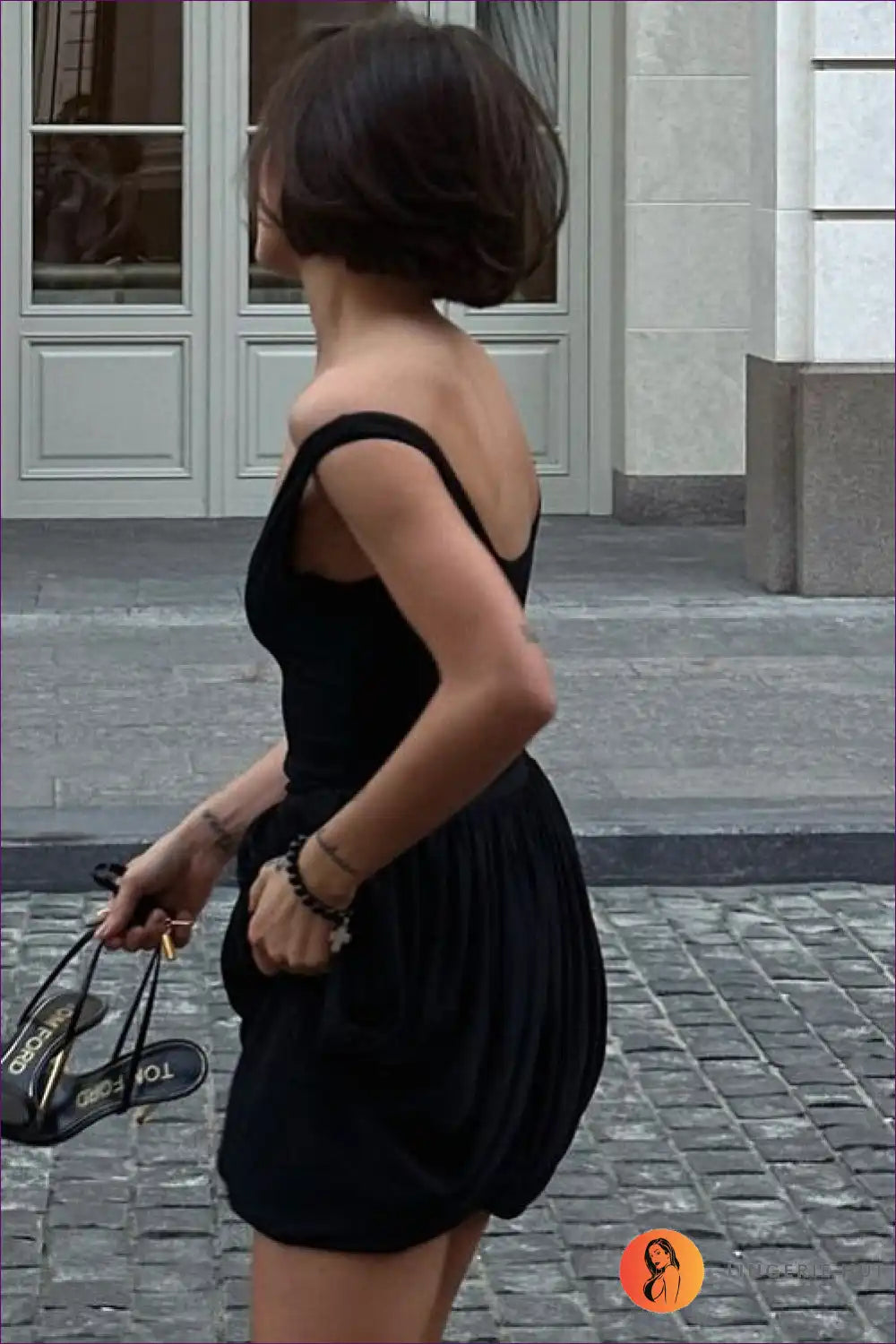 Asymmetric Hem Bodycon Dress with Pleats for Club Nights Bodycon, Clubwear, Evening Wear, High-low Dress,