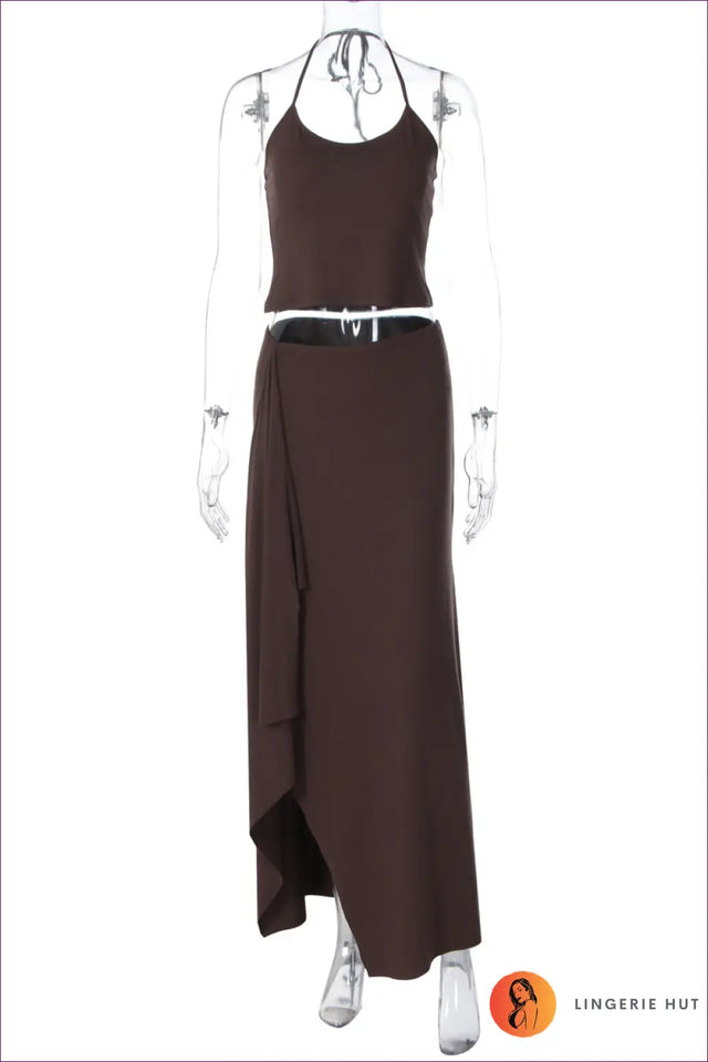 Asymmetric Maxi Co Ord Set - Effortless Summer Luxe