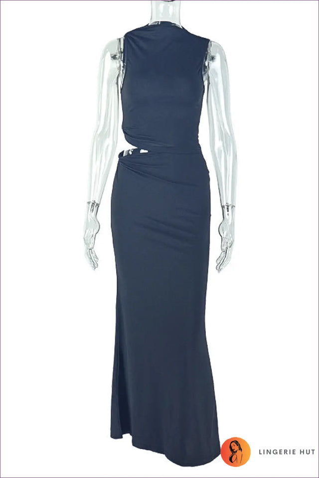 Asymmetric Two-Piece Co Ord Set - Summer City Nights