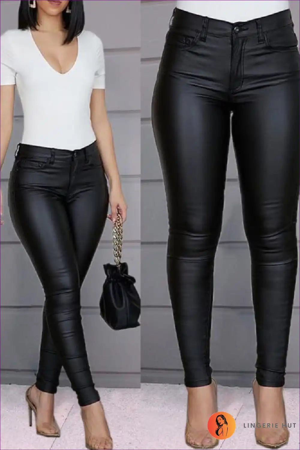 High rise 2025 leather leggings