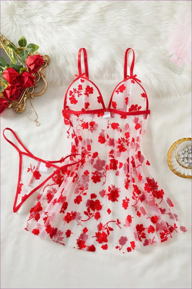 Floral Embroidered Babydoll - Dreamy Romance Edit