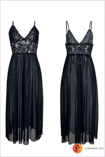 Babydoll with Lace Bodice - Romantic Nights for All Season, Babydoll, Boudoir, Chiffon, Glamour