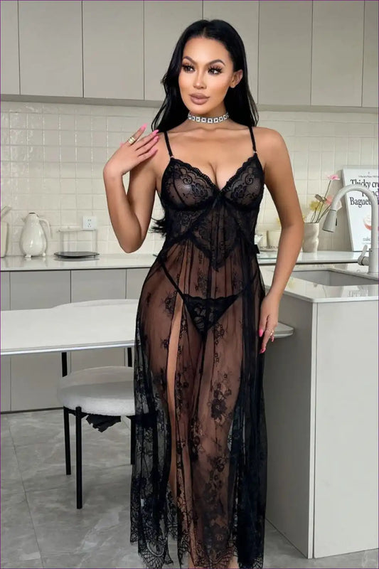 Babydoll with Lace Overlay - Dreamy Romance for A-line, All Season, Babydoll, Boudoir, Honeymoon