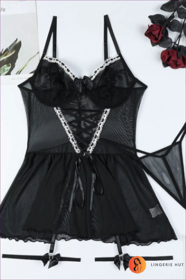 Babydoll with Lace-Up Back - The Honeymoon Edit