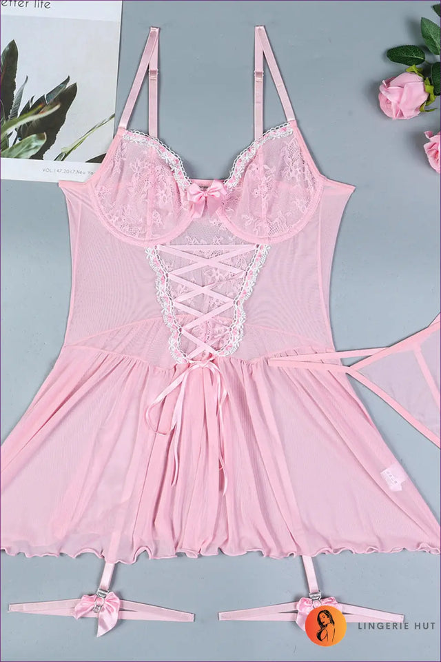 Babydoll with Lace-Up Back - The Honeymoon Edit