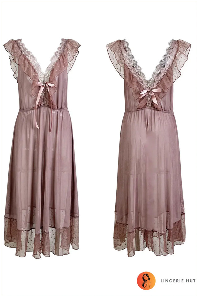 Polka Dot Mesh Babydoll - Vintage Charm, Modern Allure