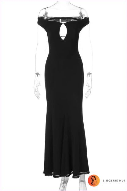 Backless Cut-out Maxi Dress - Evening Confidence Edition - s / Black - Dresses - Backless • Bodycon • Clothing • Cutout