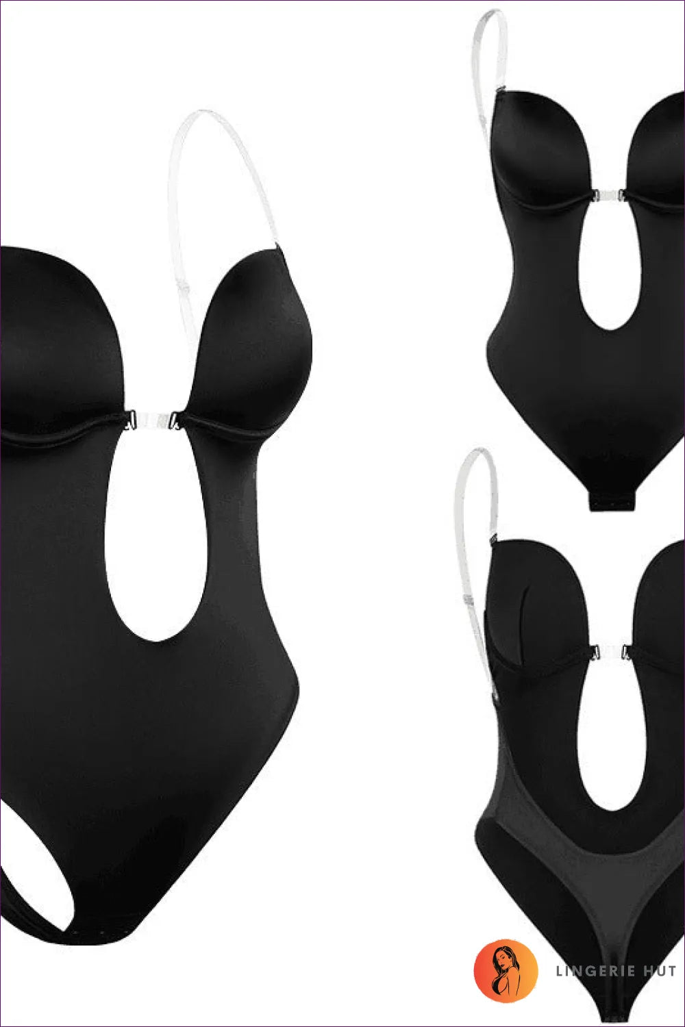 Our Backless Cut Out Shapewear Thong Bodysuit Is The Perfect Solution For Shaping And Smoothing.