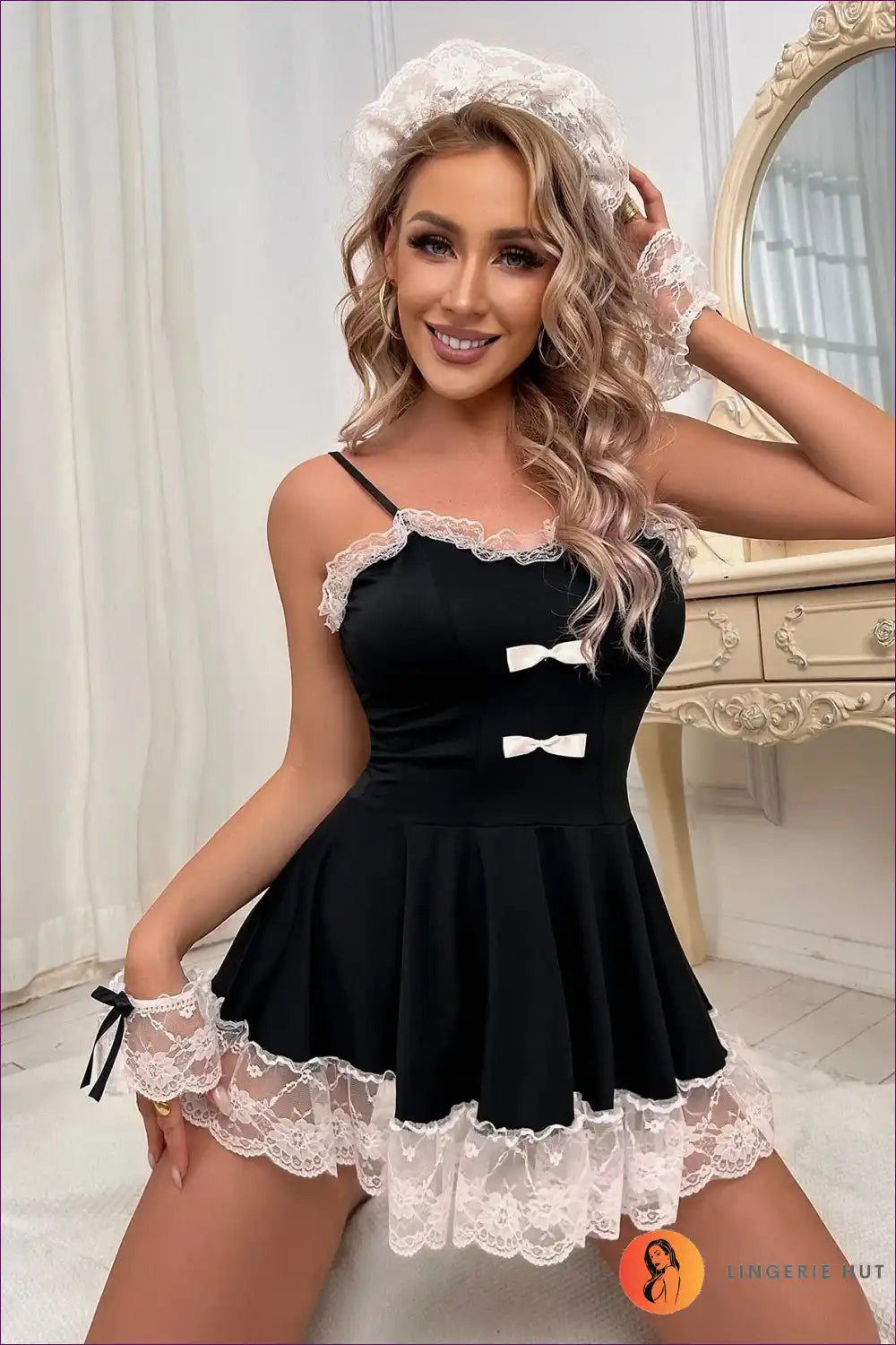 Backless Maid Costume with Cute Uniform Touches - Cosy Evening Cosplay for Backless, Costume, just In, Maid,